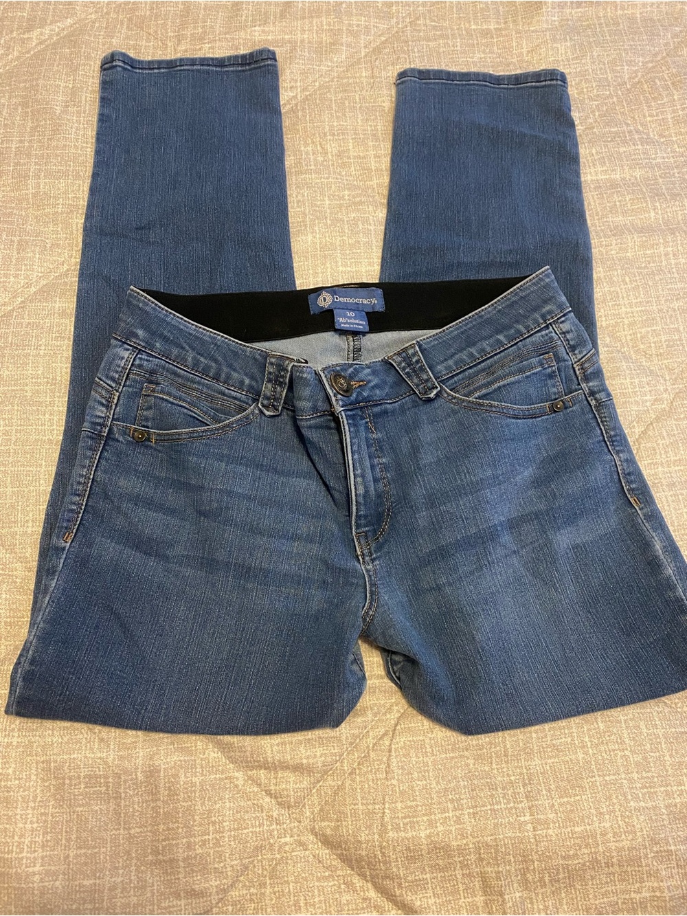 Democracy Women's skinny Jeans ab control size 10